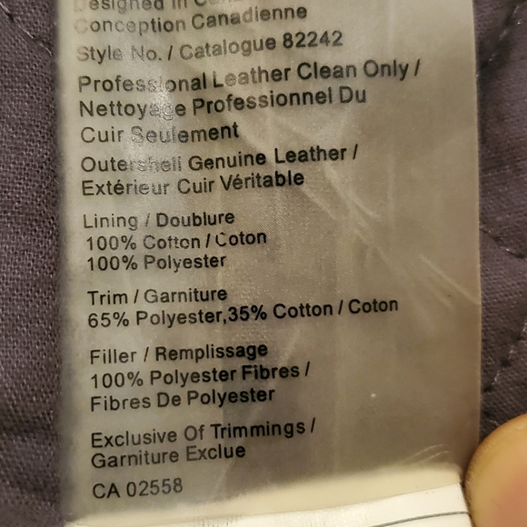 Danier leather jacket - Picture 7 of 9